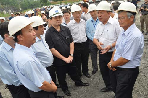 Phó Thủ tướng Chính phủ Hoàng Trung Hải đến thăm Công ty Cổ phần Than Núi Béo – Vinacomin